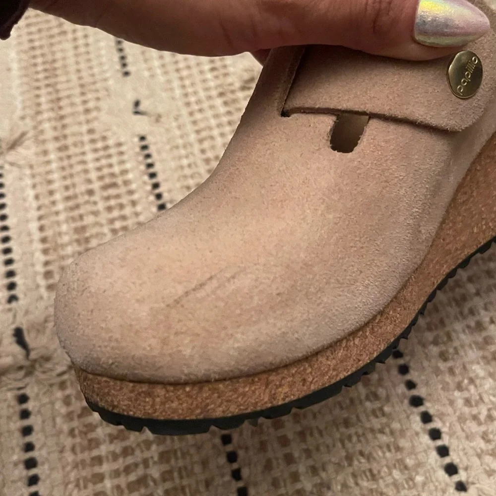 Birkenstock | Fanny Suede Cork Heel Mule 37 - Picture 7 of 8